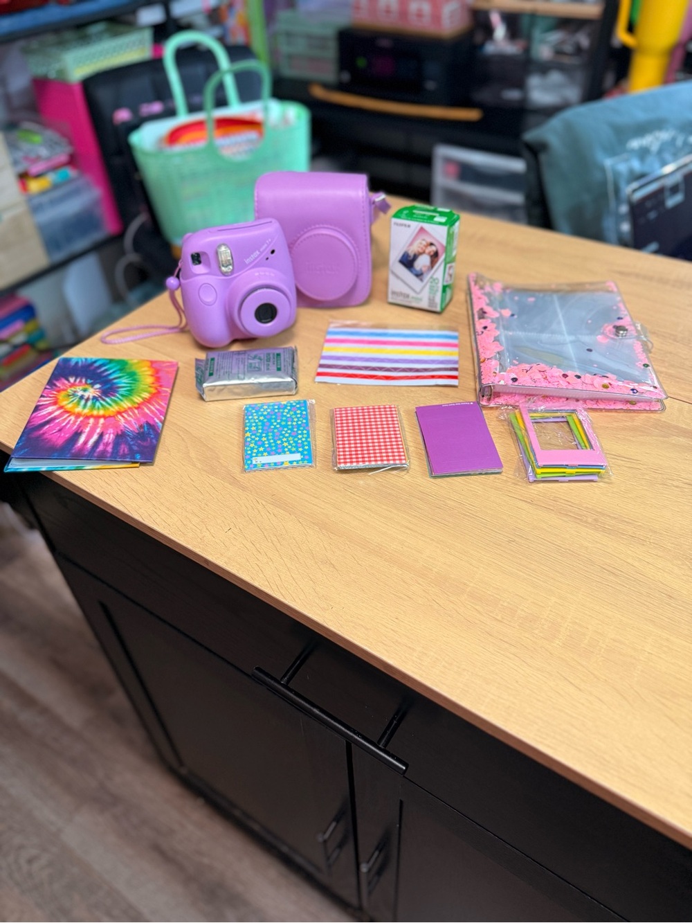 Ultimate Fujifilm Instax Mini 7+ Lavender Starter Bundle